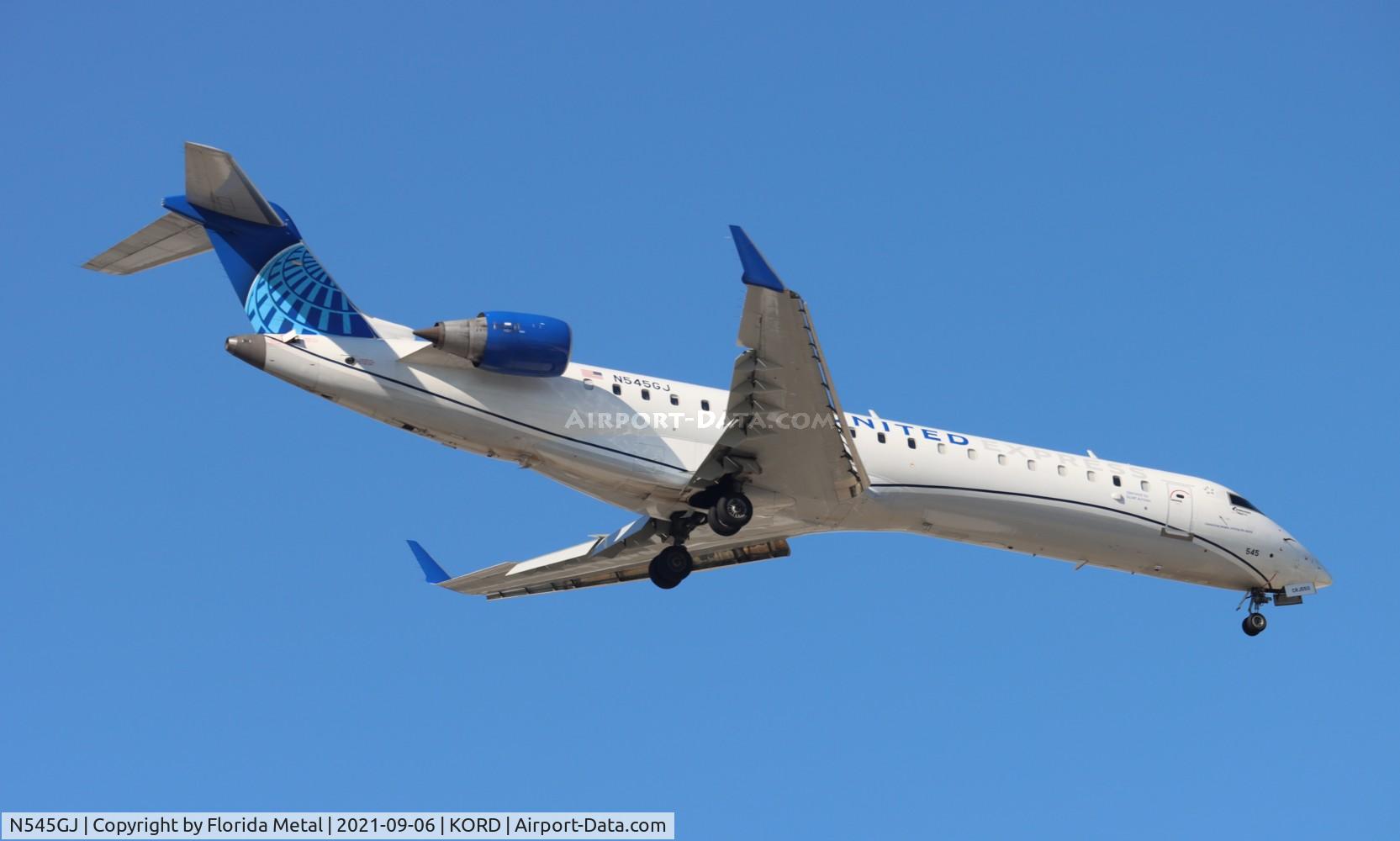N545GJ, 2006 Bombardier CRJ-702 (CL-600-2C10) Regional Jet C/N 10255, ORD 2021