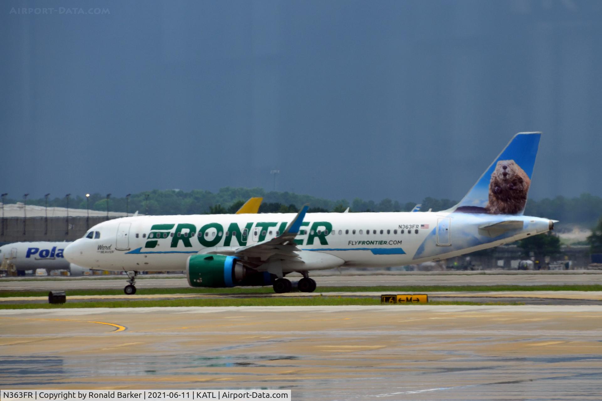 N363FR, 2019 Airbus A320-251NEO C/N 9260, Taxi Atlanta