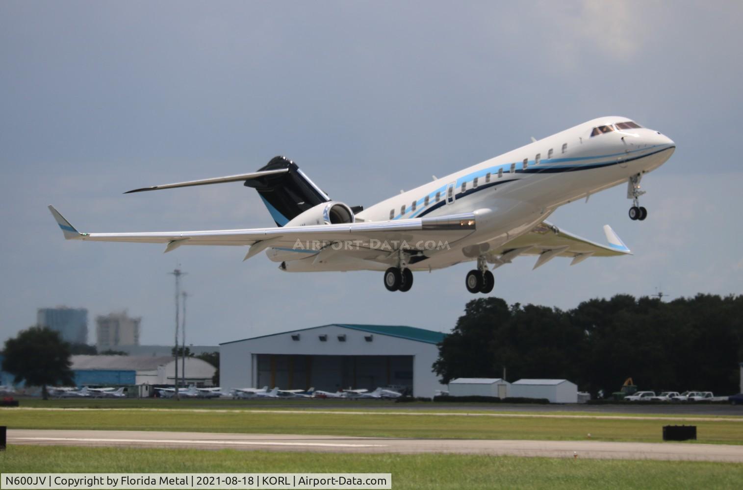 N600JV, 2014 Bombardier BD-700-1A10 Global 6000 C/N 9664, ORL 2021