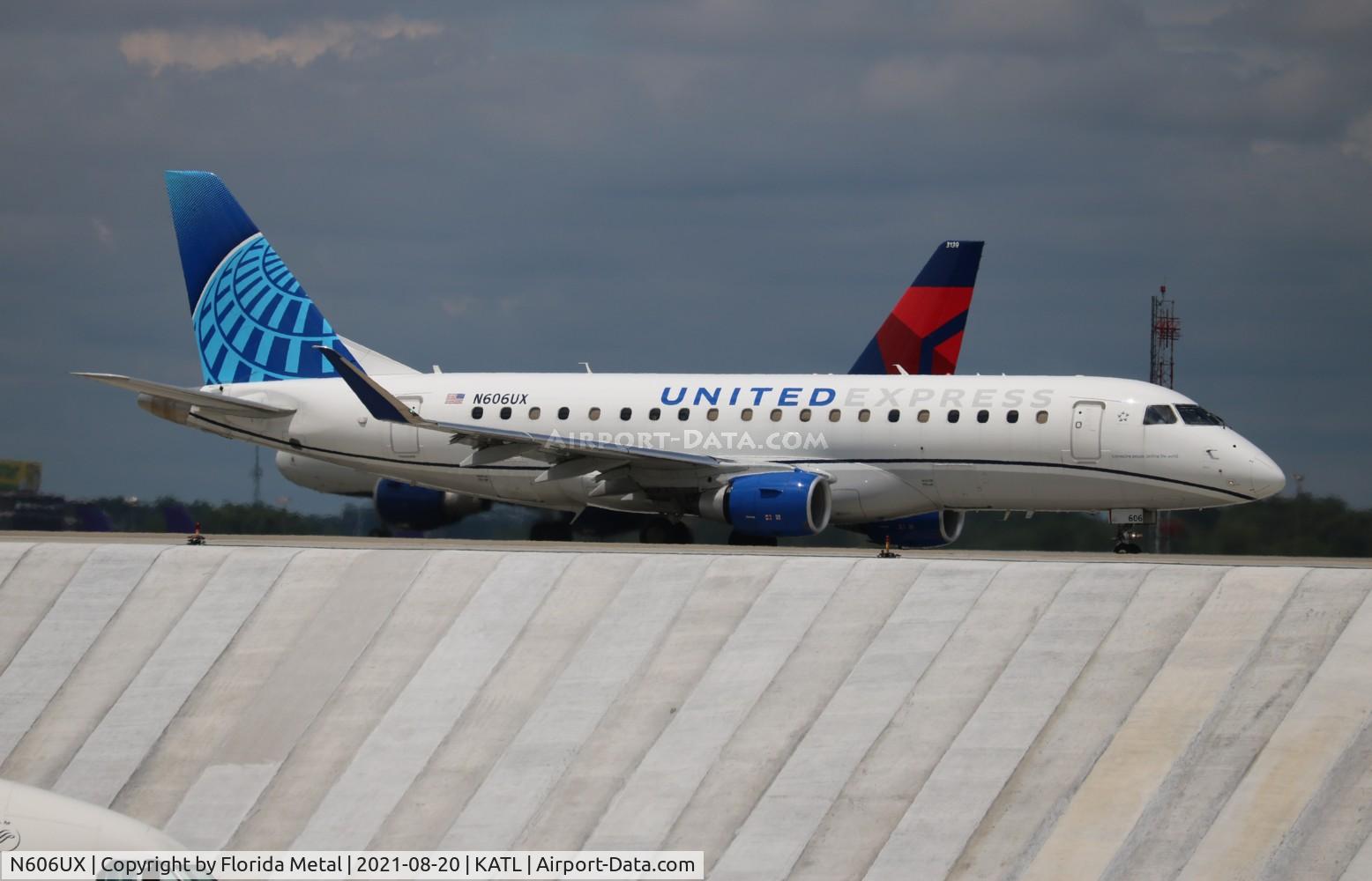 N606UX, 2019 Embraer 175LR (ERJ-170-200LR) C/N 17000803, ATL 2021