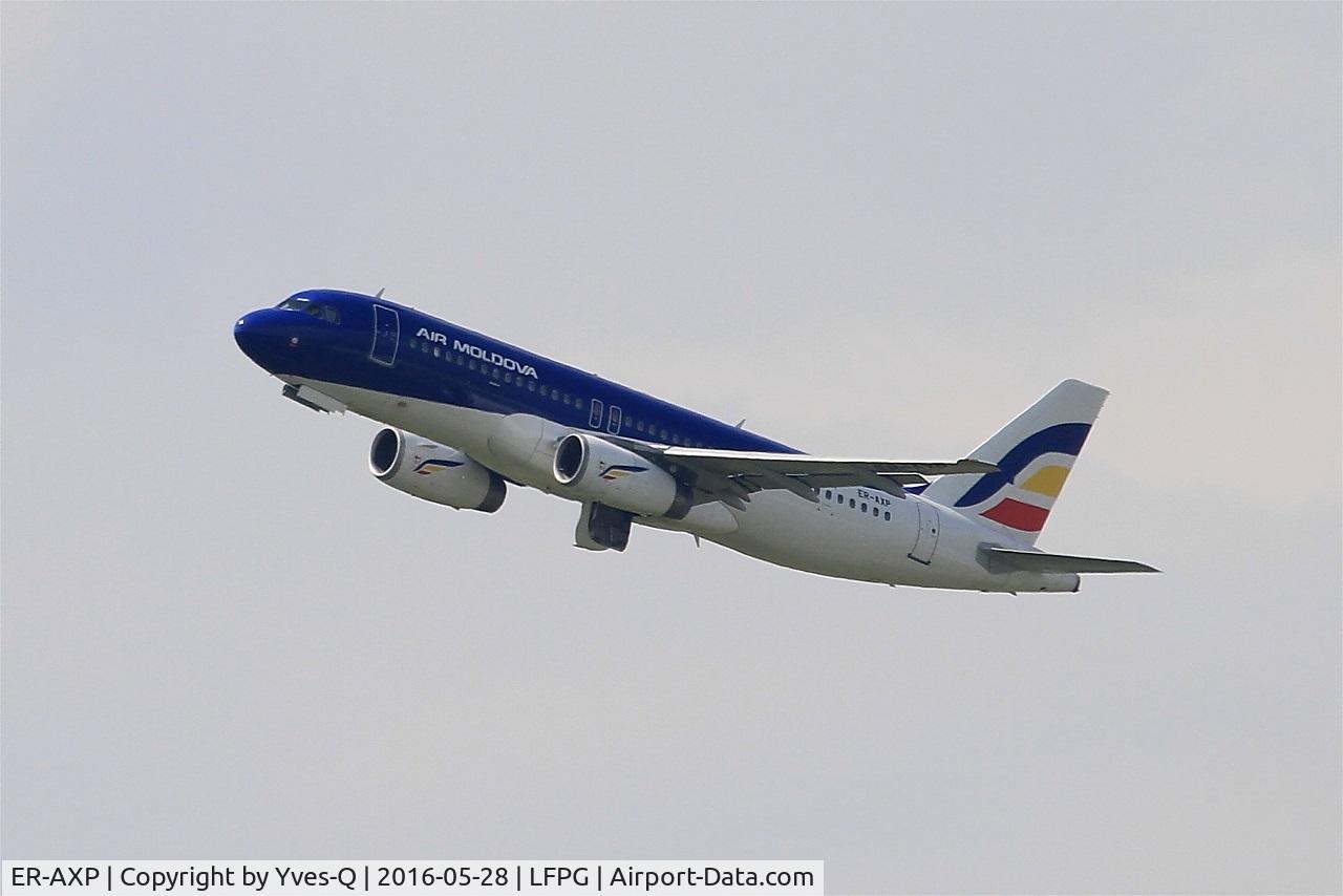 ER-AXP, 1997 Airbus A320-233 C/N 741, Airbus A320-233, Take off rwy 08L, Roissy Charles De Gaulle airport (LFPG-CDG)