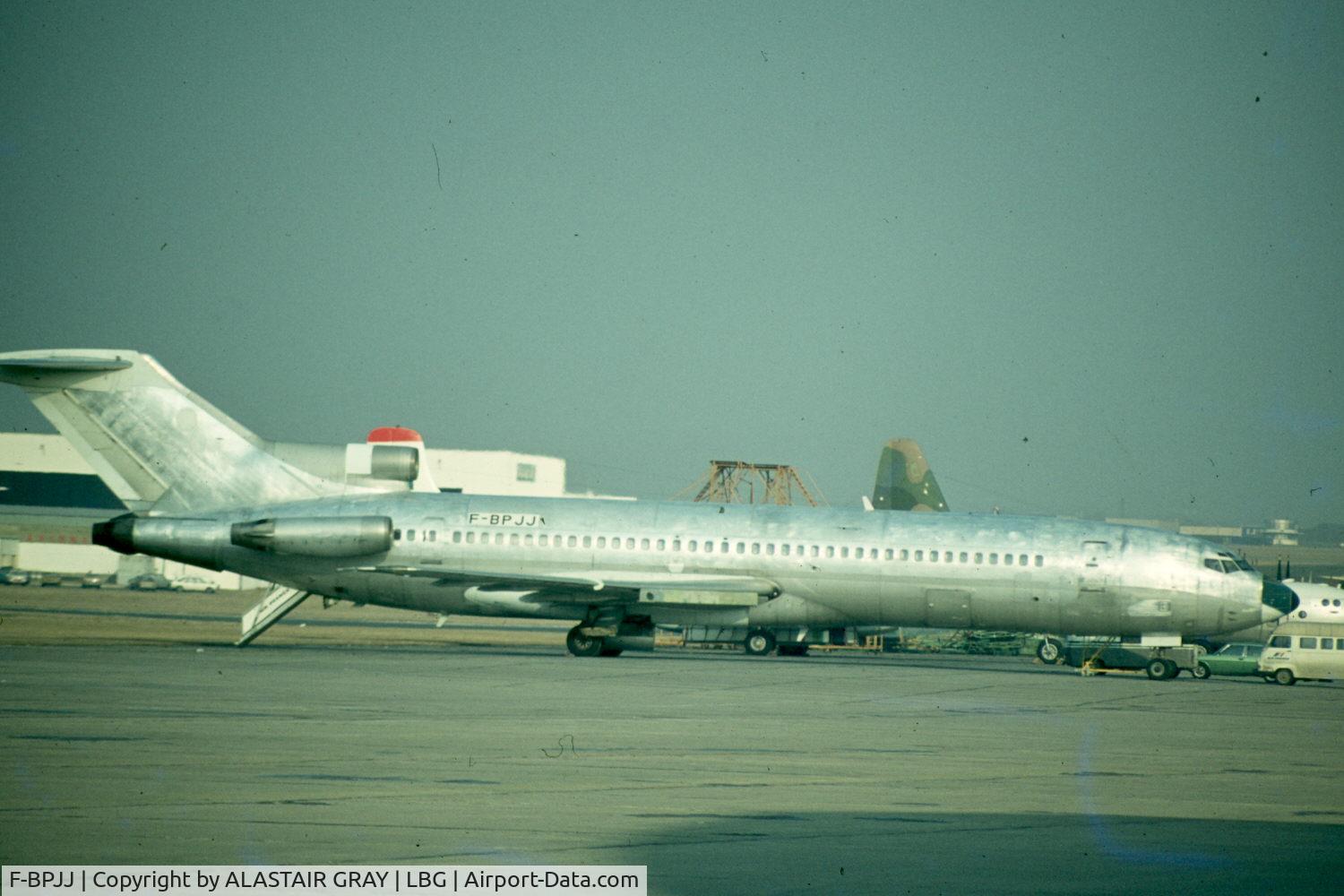 F-BPJJ, 1969 Boeing 727-228 C/N 20075, Ready for a new paint job at Le Bourget