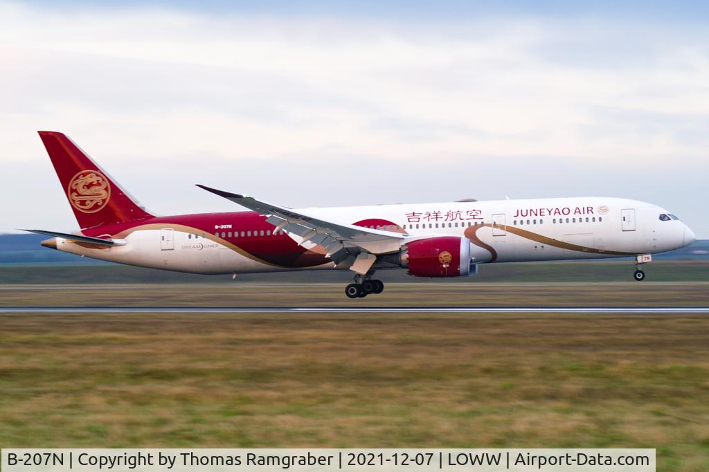 B-207N, 2018 Boeing 787-9 Dreamliner C/N 64313, Juneyao Airlines Boeing 787-9 Dreamliner 