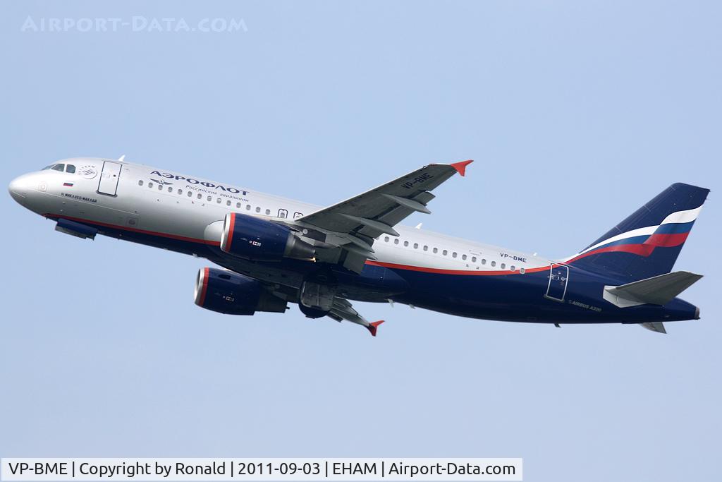 VP-BME, 2008 Airbus A320-214 C/N 3699, at spl
