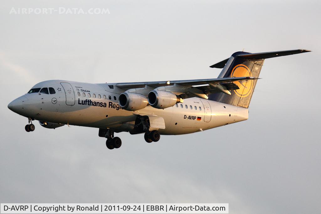 D-AVRP, 1997 British Aerospace Avro 146-RJ85 C/N E.2303, at bru