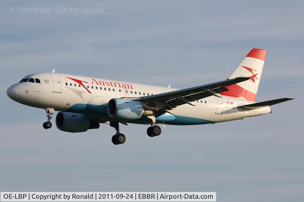 OE-LBP, 1998 Airbus A320-214 C/N 797, at bru