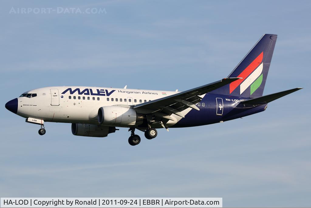 HA-LOD, 2003 Boeing 737-6Q8 C/N 28259, at bru