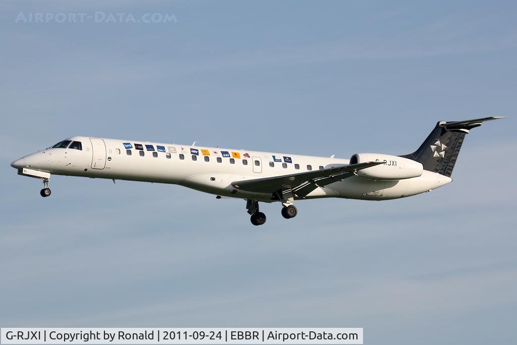 G-RJXI, 2001 Embraer EMB-145EP (ERJ-145EP) C/N 145454, at bru