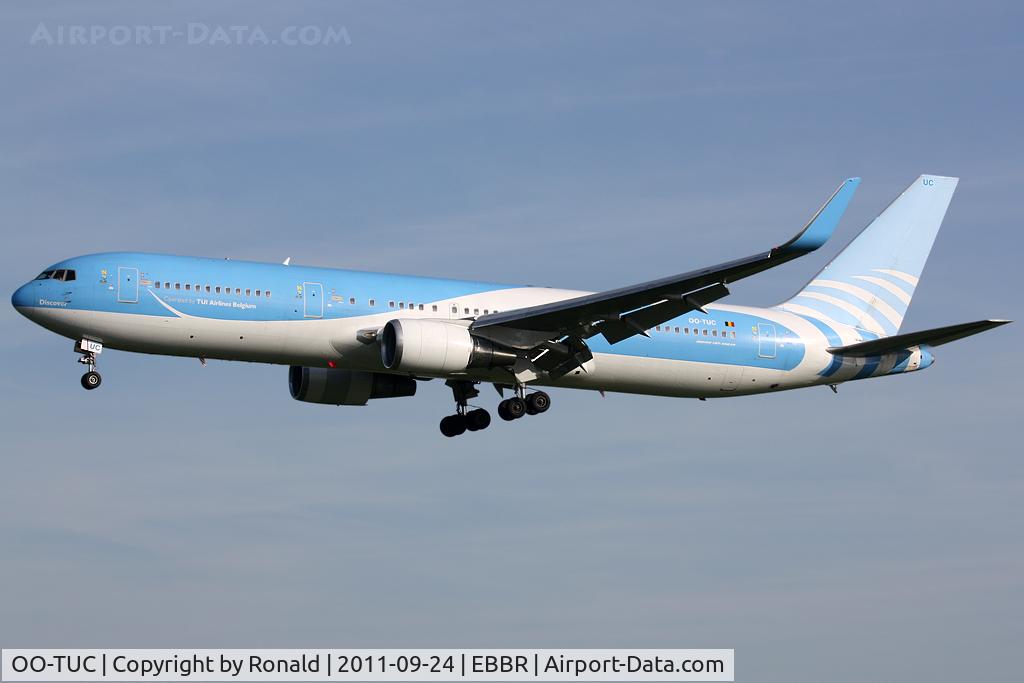 OO-TUC, 1990 Boeing 767-341/ER C/N 24844, at bru