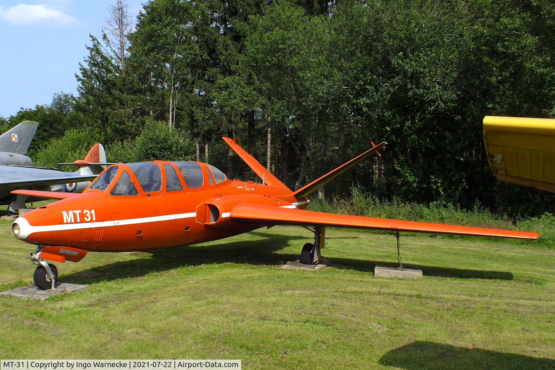MT-31, Fouga CM-170R Magister C/N 288, Fouga CM.170R Magister at the Flugausstellung P. Junior, Hermeskeil