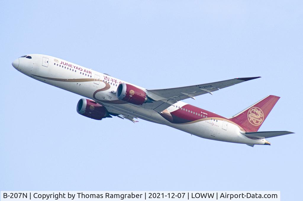 B-207N, 2018 Boeing 787-9 Dreamliner C/N 64313, Juneyao Airlines Boeing 787-9 Dreamliner 