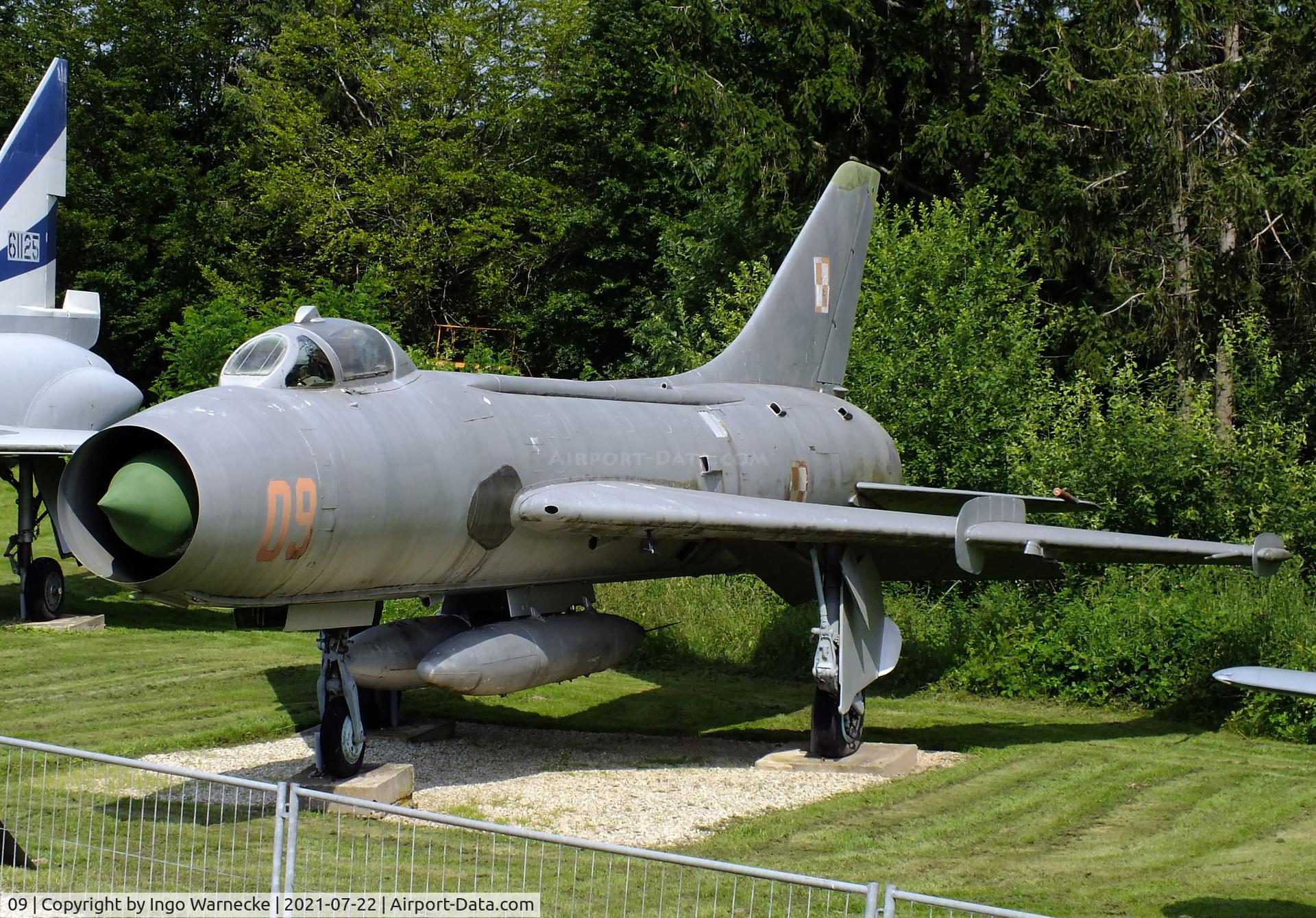 09, Sukhoi Su-7BM C/N 5309, Sukhoi Su-7BM FITTER-A at the Flugausstellung P. Junior, Hermeskeil