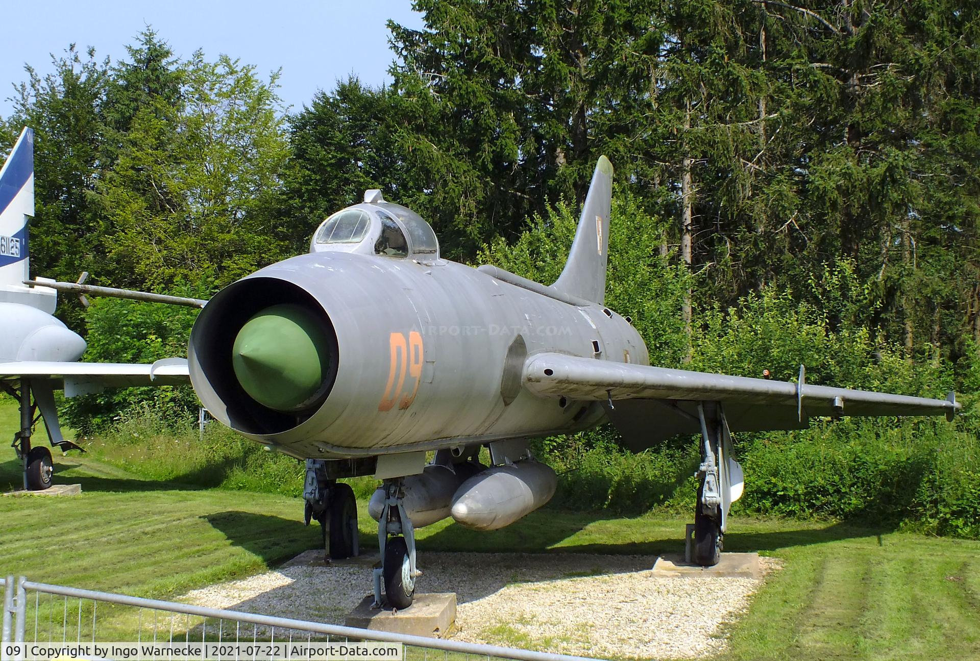 09, Sukhoi Su-7BM C/N 5309, Sukhoi Su-7BM FITTER-A at the Flugausstellung P. Junior, Hermeskeil