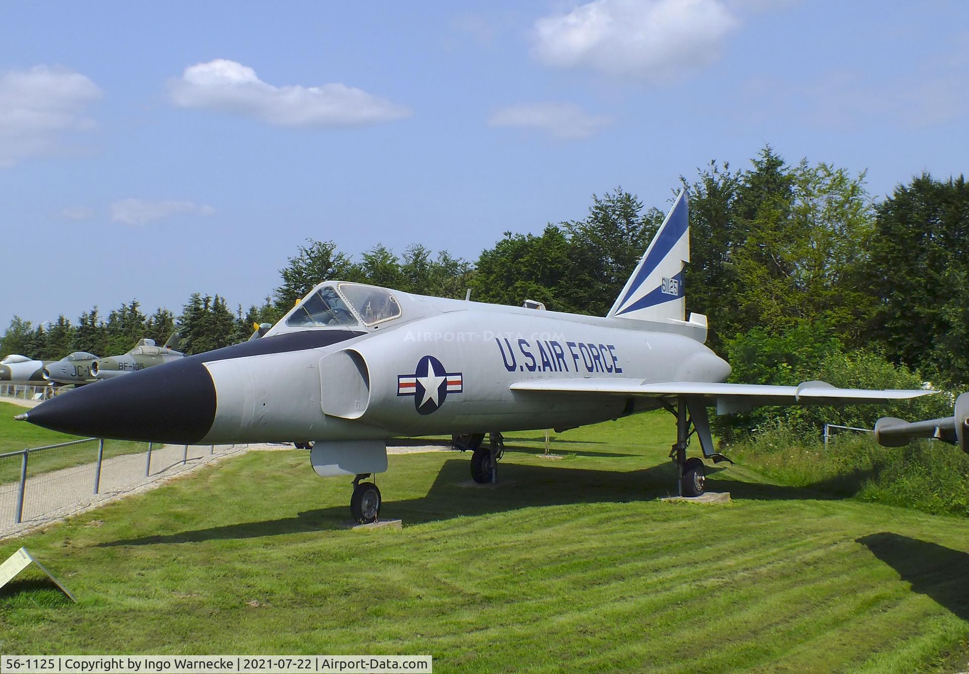 56-1125, 1956 Convair F-102A Delta Dagger C/N 8-10-342, Convair F-102A Delta Dagger at the Flugausstellung P. Junior, Hermeskeil