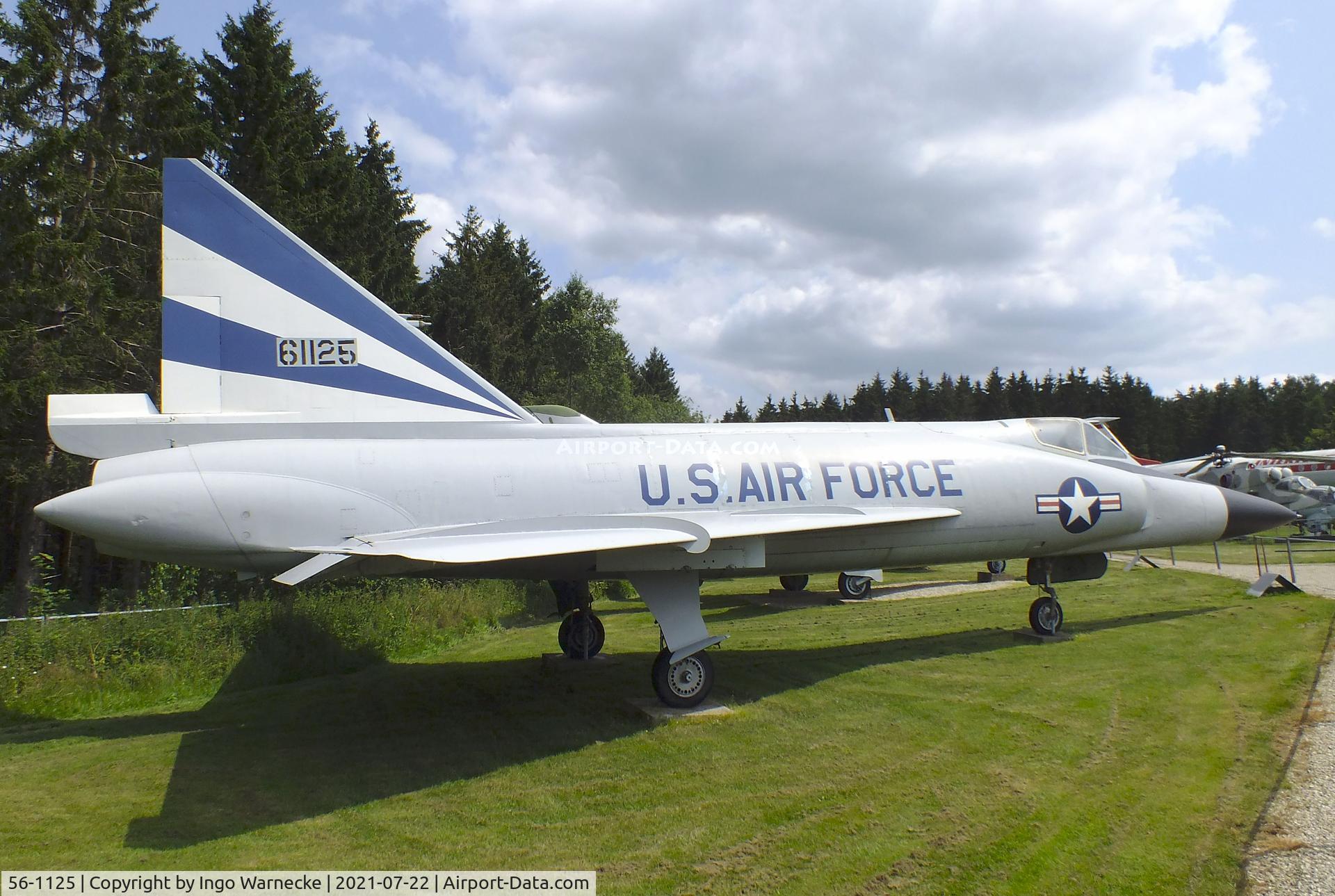 56-1125, 1956 Convair F-102A Delta Dagger C/N 8-10-342, Convair F-102A Delta Dagger at the Flugausstellung P. Junior, Hermeskeil
