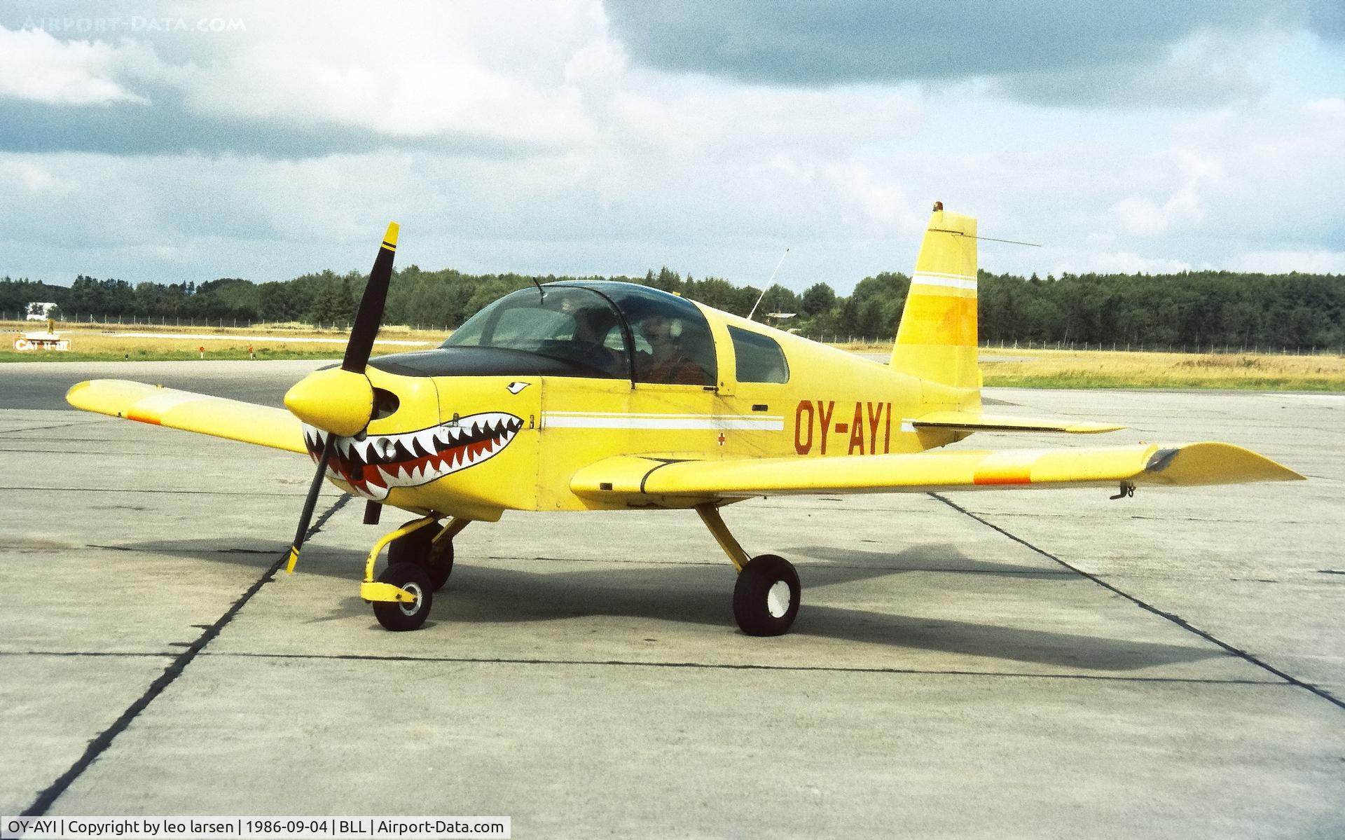 OY-AYI, 1970 American Yankee/AA-1A C/N AA1-0449, Billund 4.9.1986