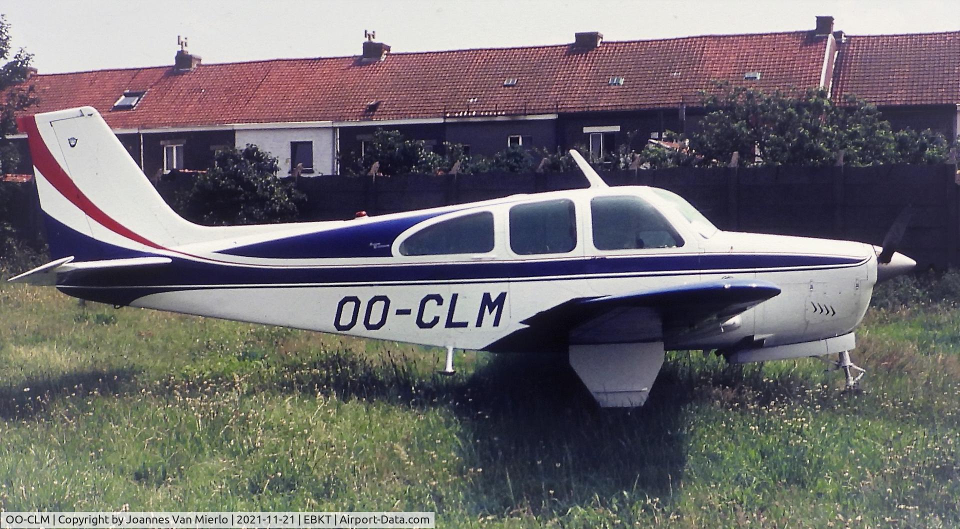 OO-CLM, 1966 Beech 35-C33 Debonair Debonair C/N CD-1021, Slide scan