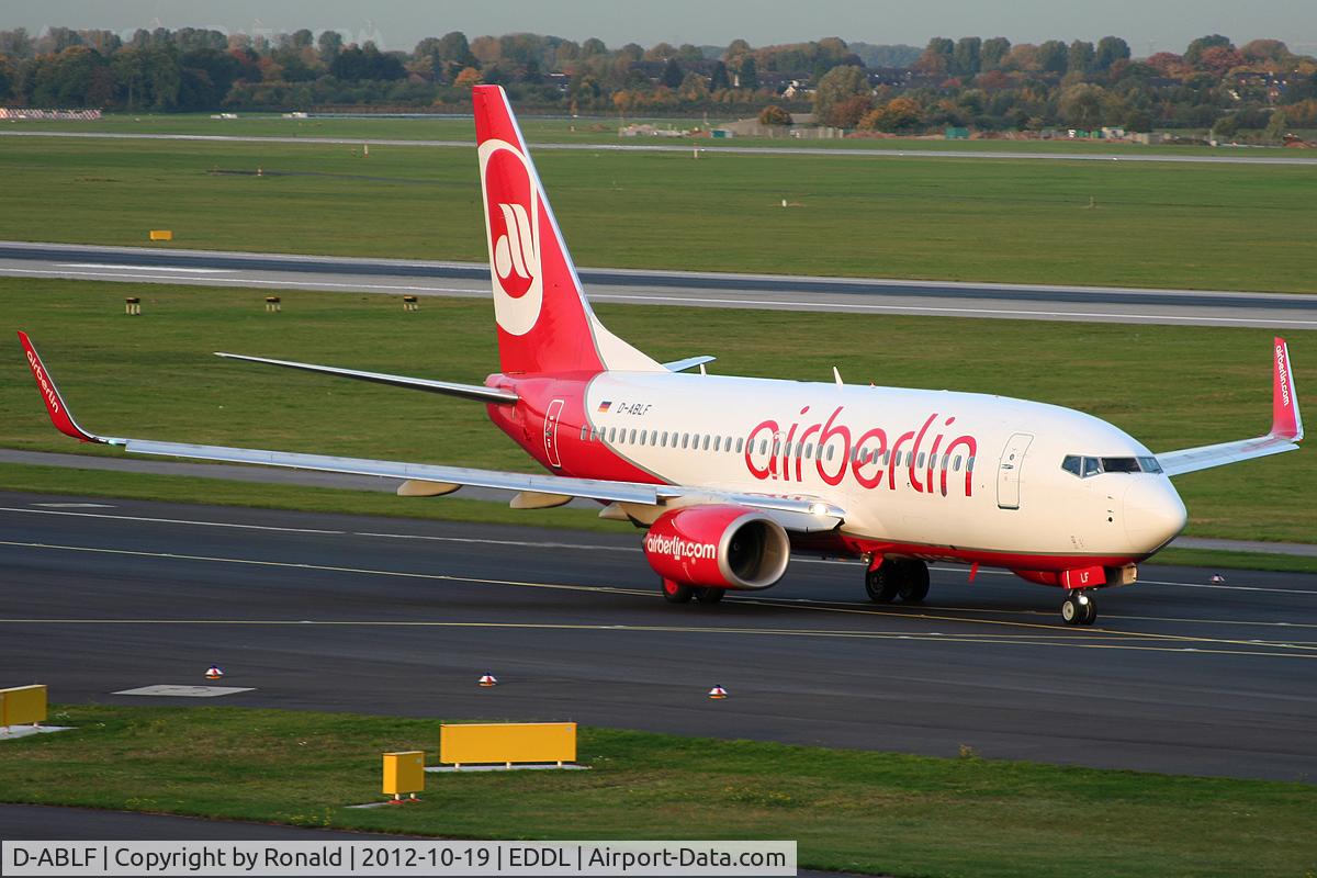 D-ABLF, 2010 Boeing 737-76J C/N 36874, at dus