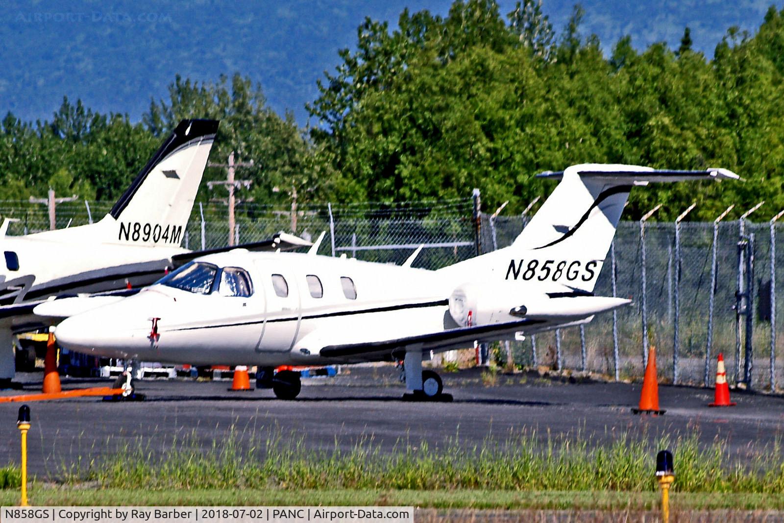 N858GS, 2007 Eclipse Aviation Corp EA500 C/N 000039, N858GS   Eclipse 500 [000039] Ted Stevens Anchorage Int~N 02/07/2018