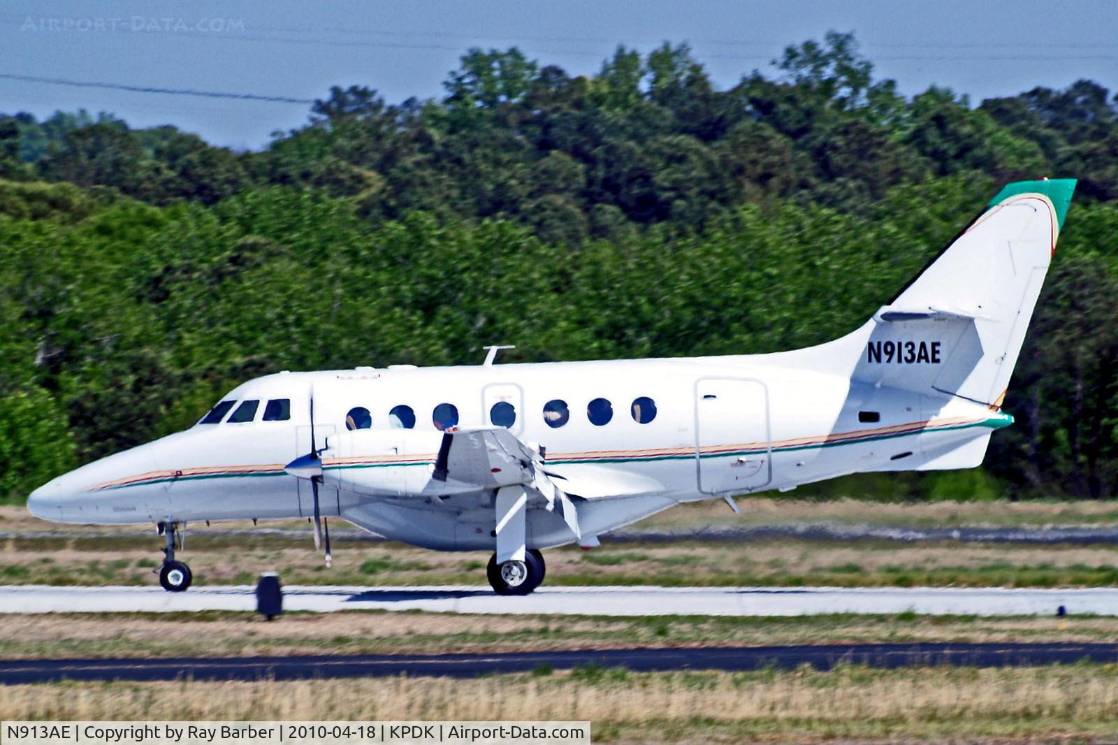 N913AE, 1990 British Aerospace BAe-3201 Jetstream C/N 913, N913AE   BAe-3201 Jetstream [913] Atlanta-Dekalb Peachtree~N 18/04/2010