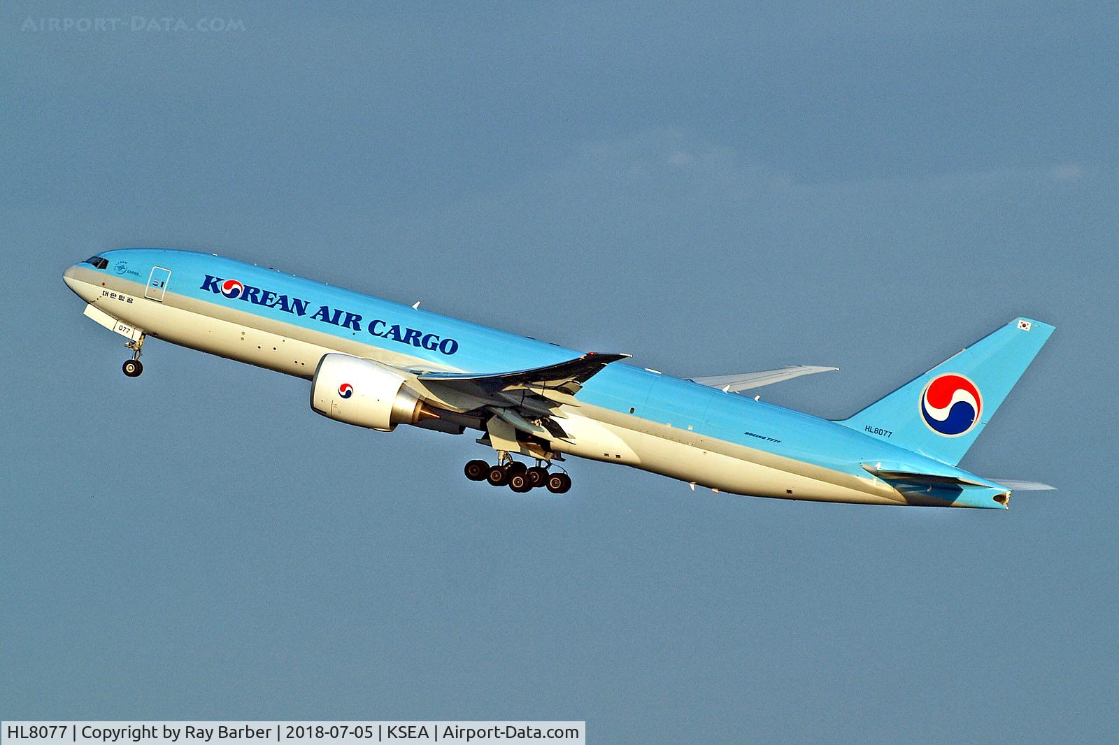 HL8077, 2017 Boeing 777-FB5 C/N 62697, HL8077   Boeing 777-FB5 [62697] (Korean Air Cargo) Seattle-Tacoma Int'l~N 05/07/2018