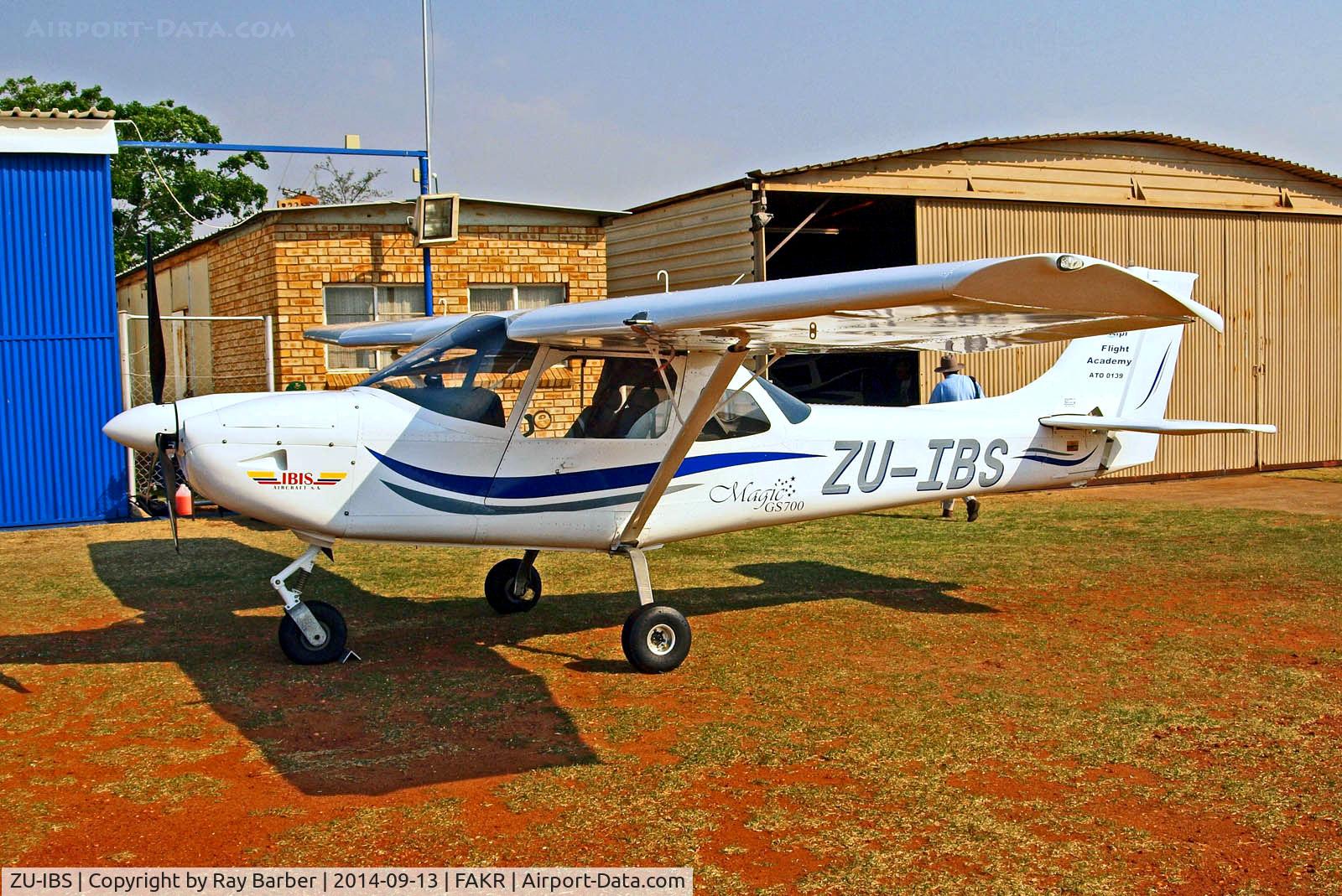 ZU-IBS, Ibis Aircraft SA GS-700 C/N GS-02-10-700-99, ZU-IBS   Ibis Aircraft SA GS-700 [GS-02-10-700-99] Krugersdorp-Oatlands~ZS 13/09/2014