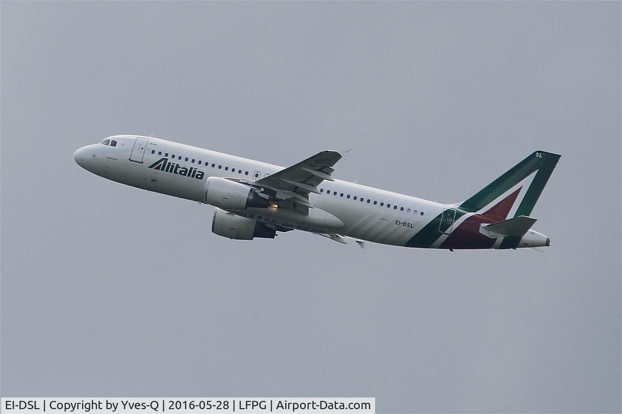 EI-DSL, 2007 Airbus A320-216 C/N 3343, Airbus A320-216, Climbing from rwy 08L, Roissy Charles De Gaulle airport (LFPG-CDG)