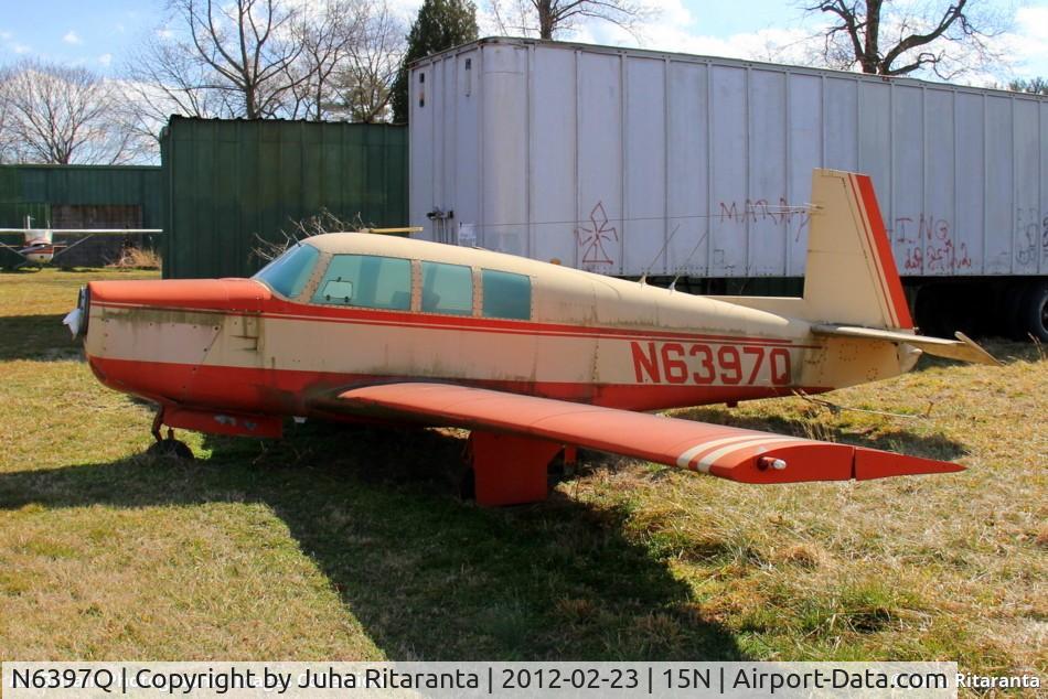 N6397Q, 1967 Mooney M20F Executive C/N 670480, I owned this aircraft during the 70s.   It was sold in about 1980 and I later heard it was totaled.
I found it many years later sitting on Jenkins Airport in Delaware.
