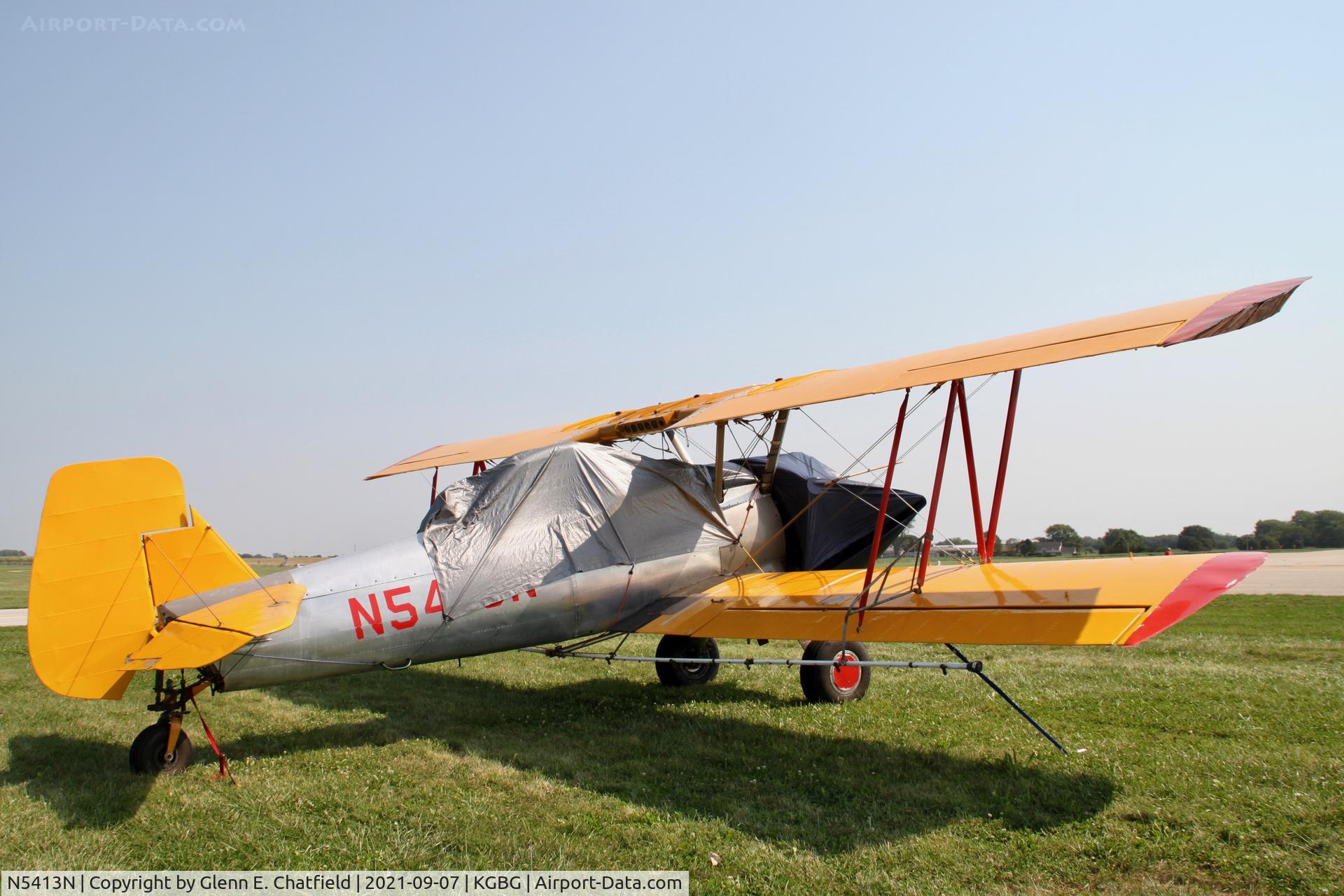 N5413N, 1942 Boeing A75N1(PT17) C/N 75-2582, At the Stearman Fly In
