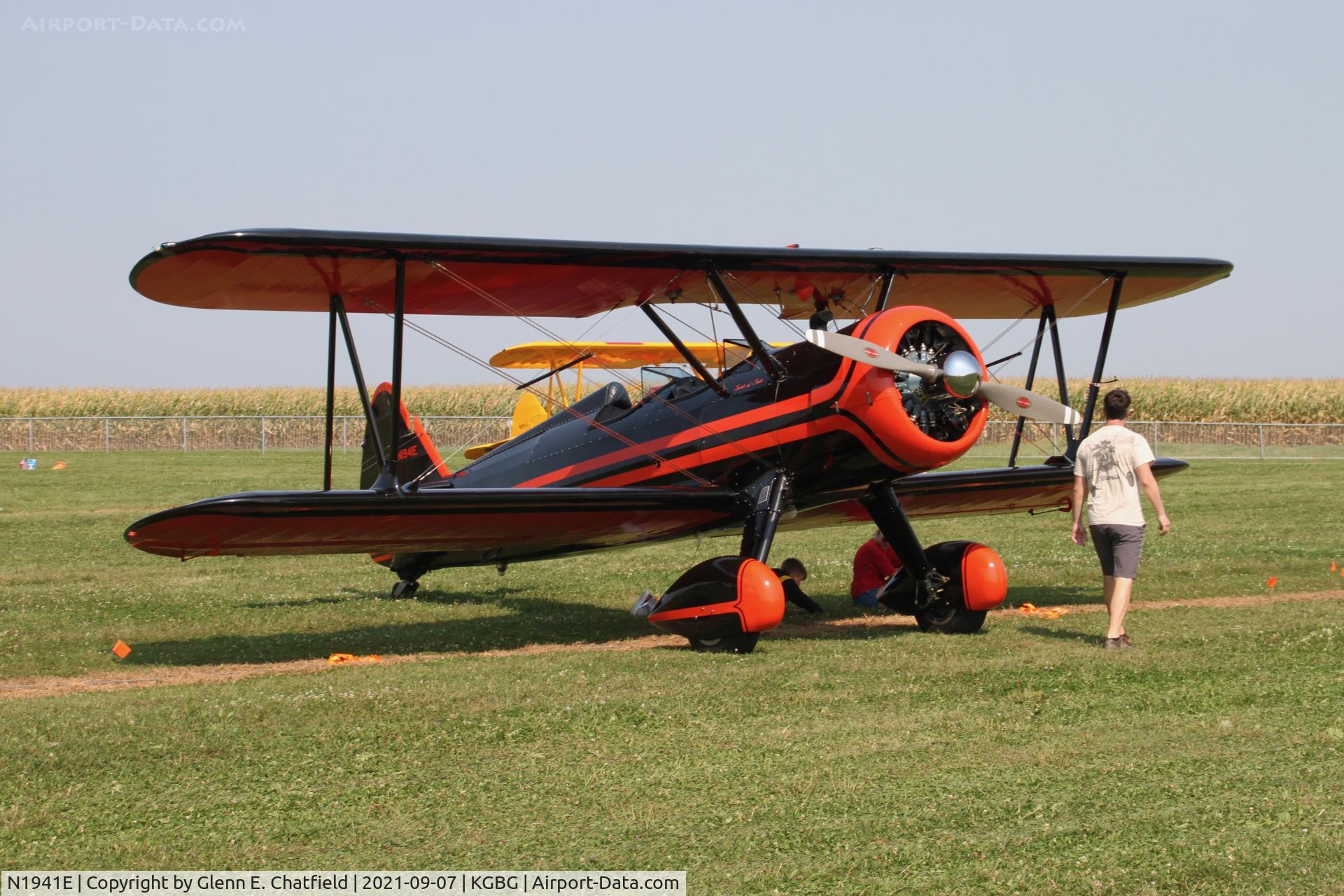 N1941E, 1942 Boeing A75L300 C/N 75-5975, At the Stearman Fly In