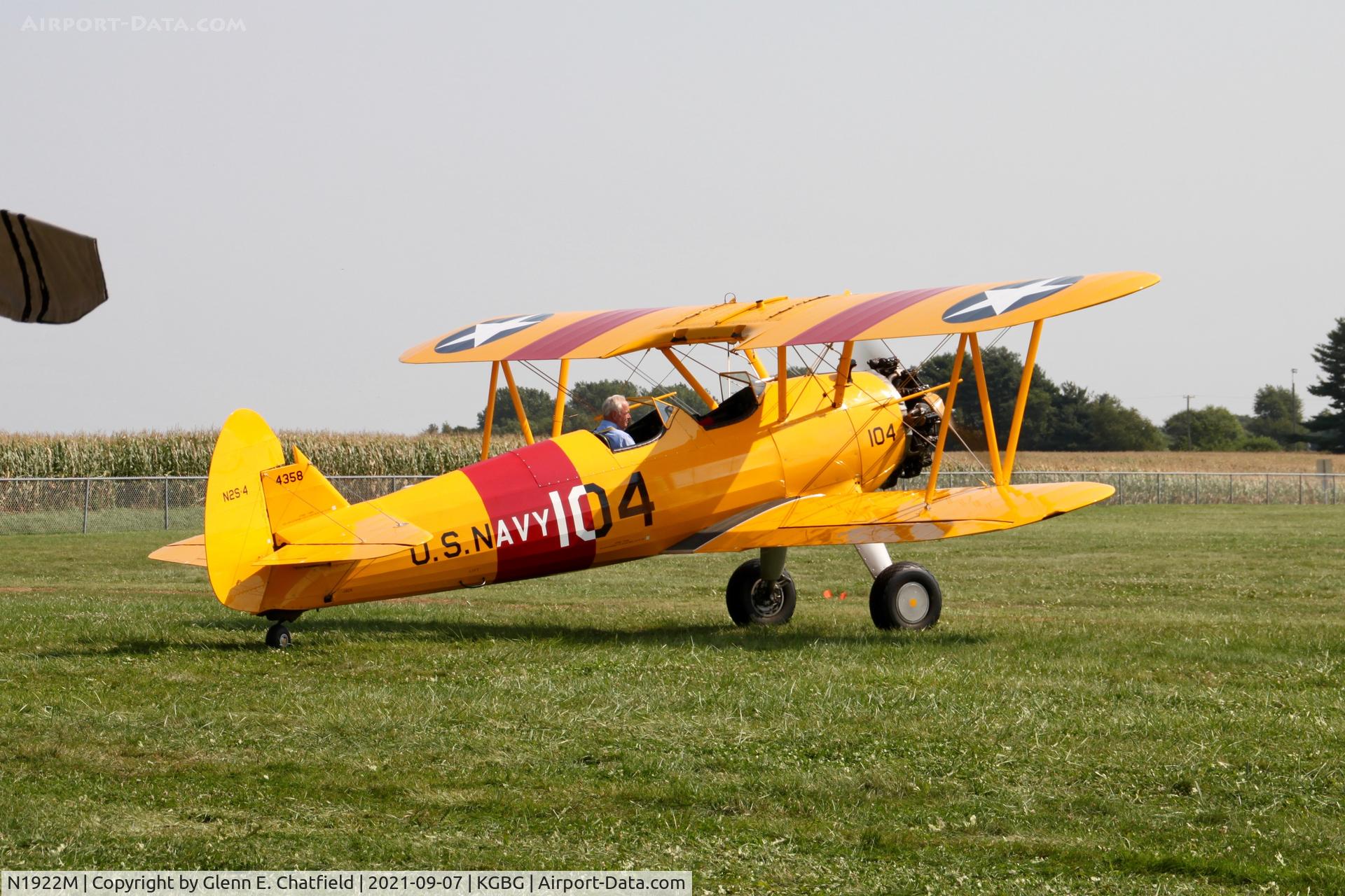 N1922M, Boeing A75N1(PT17) C/N 75-8675, At the Stearman Fly In