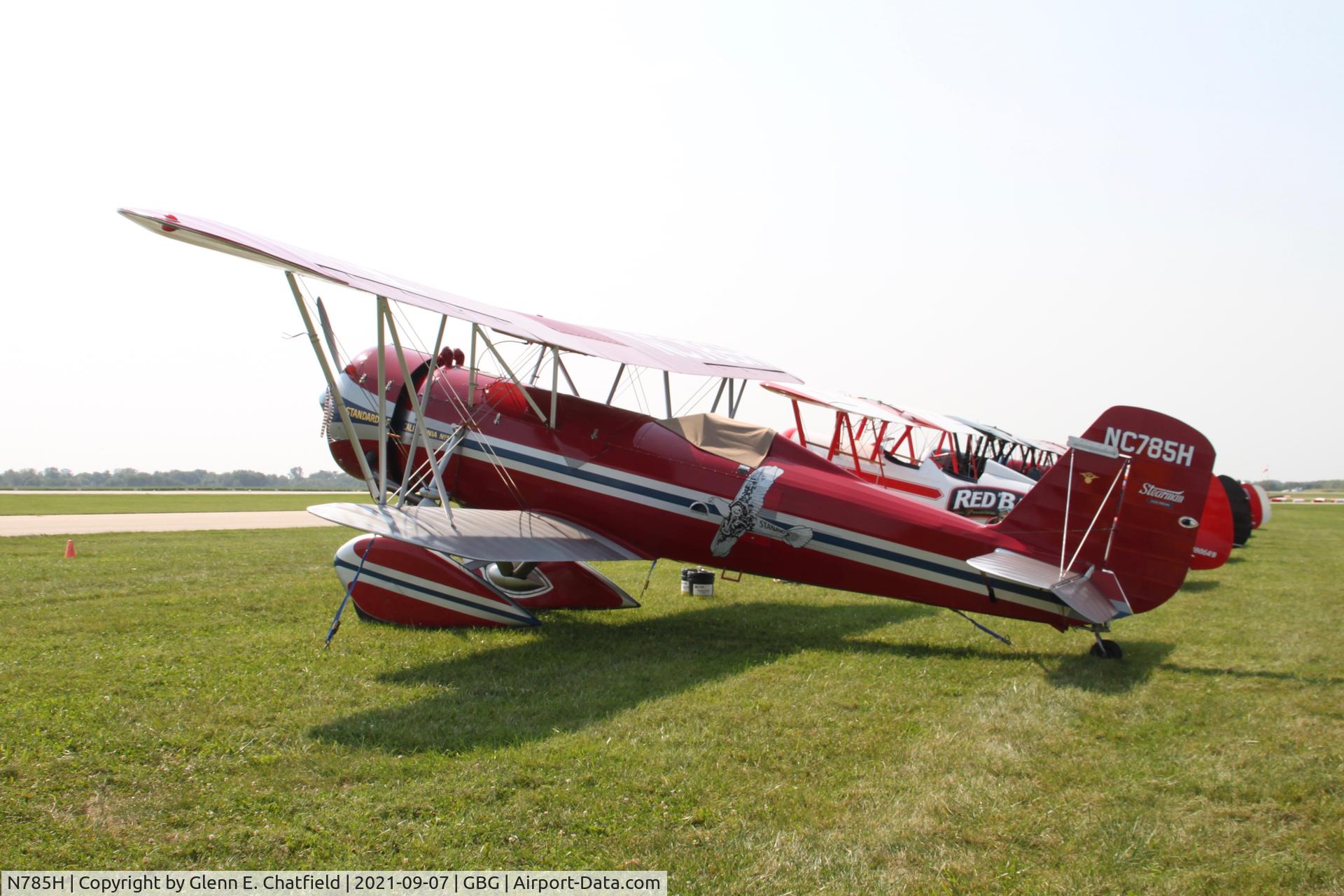 N785H, 1930 Stearman 4-E Junior Speedmail C/N 4022, At the Stearman Fly In