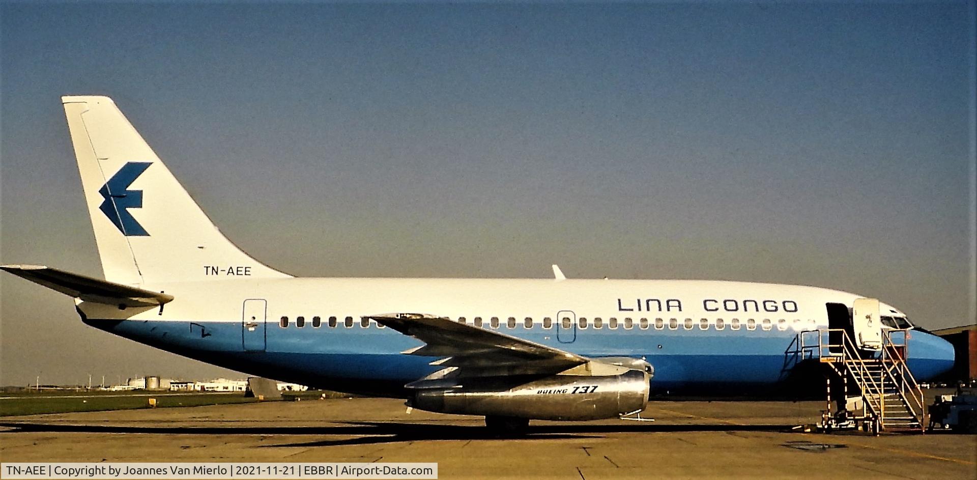 TN-AEE, 1978 Boeing 737-2Q5C C/N 21538, Slide scan