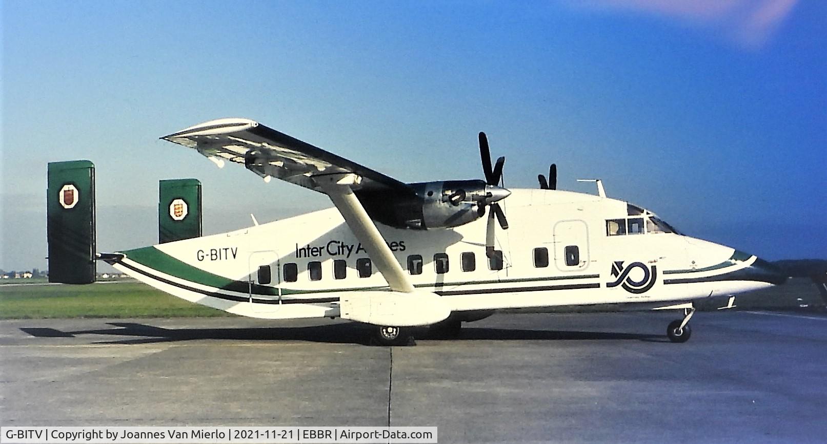 G-BITV, 1981 Short 330-100 C/N SH.3068, Slide scan