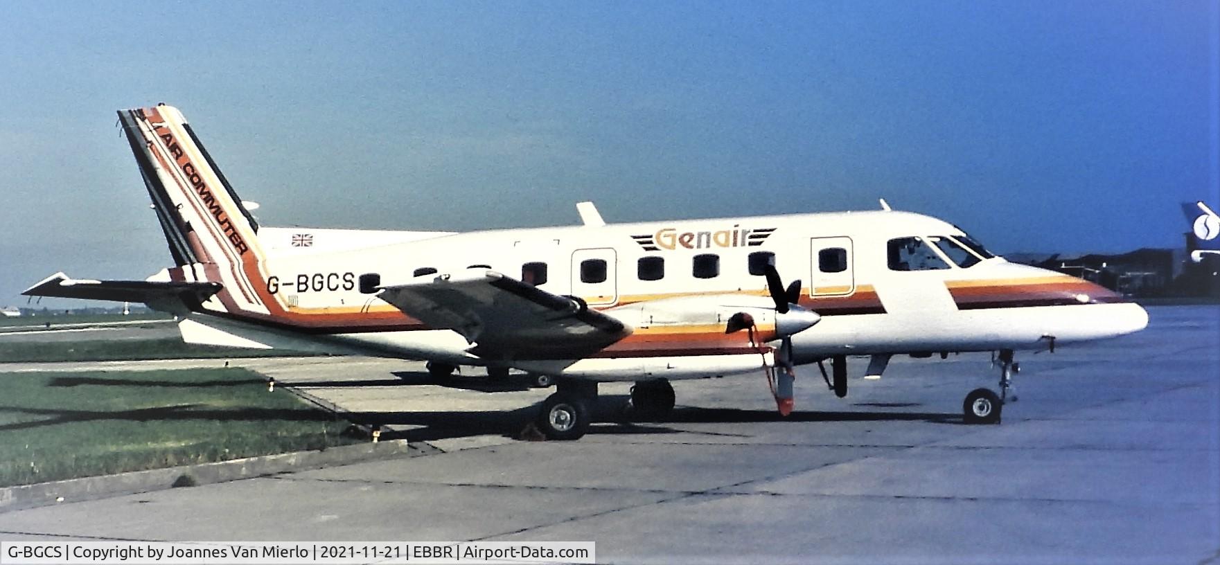 G-BGCS, 1979 Embraer EMB-110P1 Bandeirante C/N 110207, Slide scan