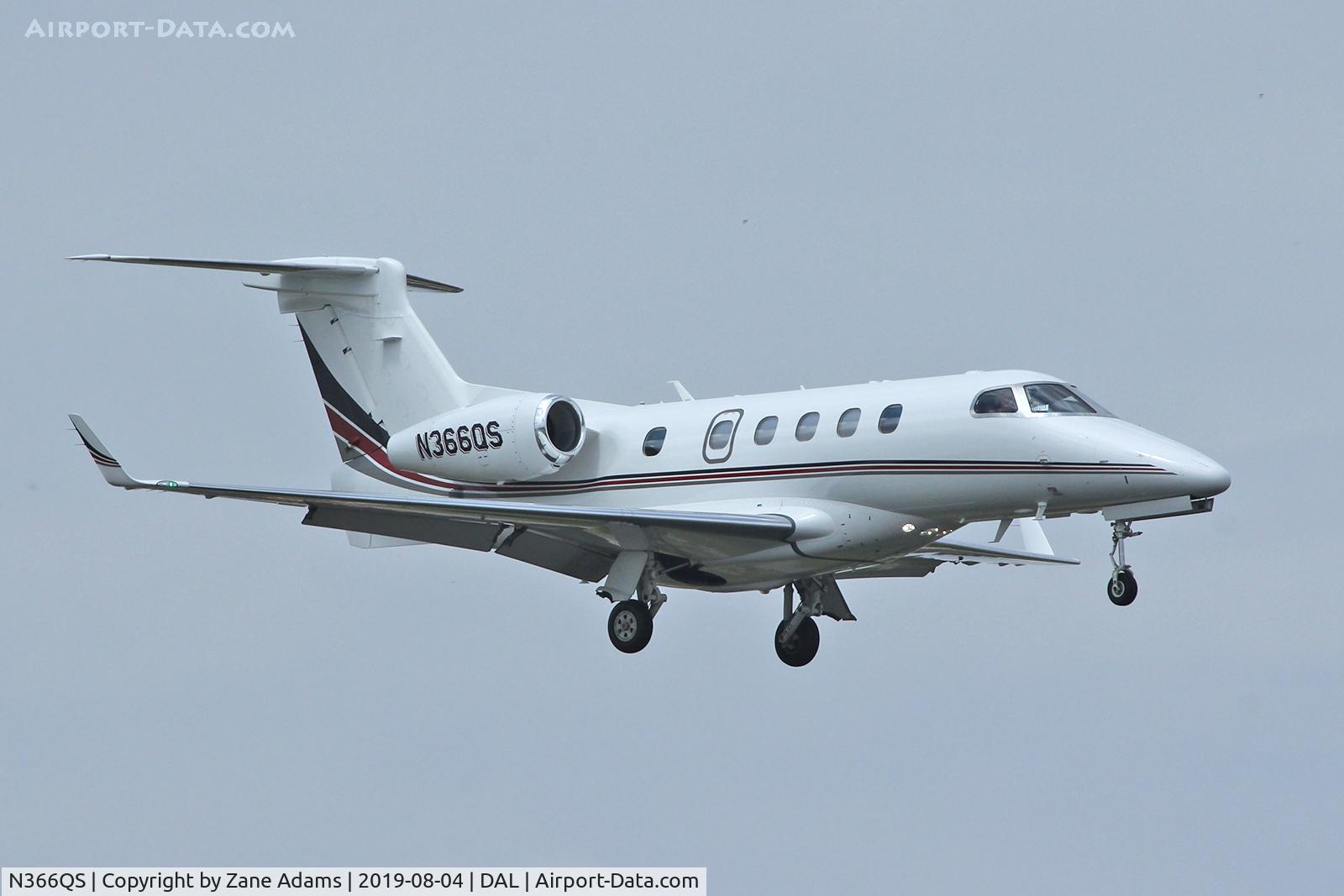 N366QS, 2015 Embraer EMB-505 Phenom 300 C/N 50500268, Arriving at Dallas Love Field