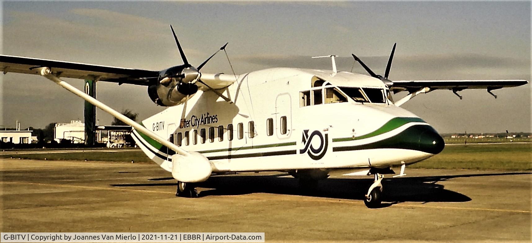 G-BITV, 1981 Short 330-100 C/N SH.3068, Slide scan