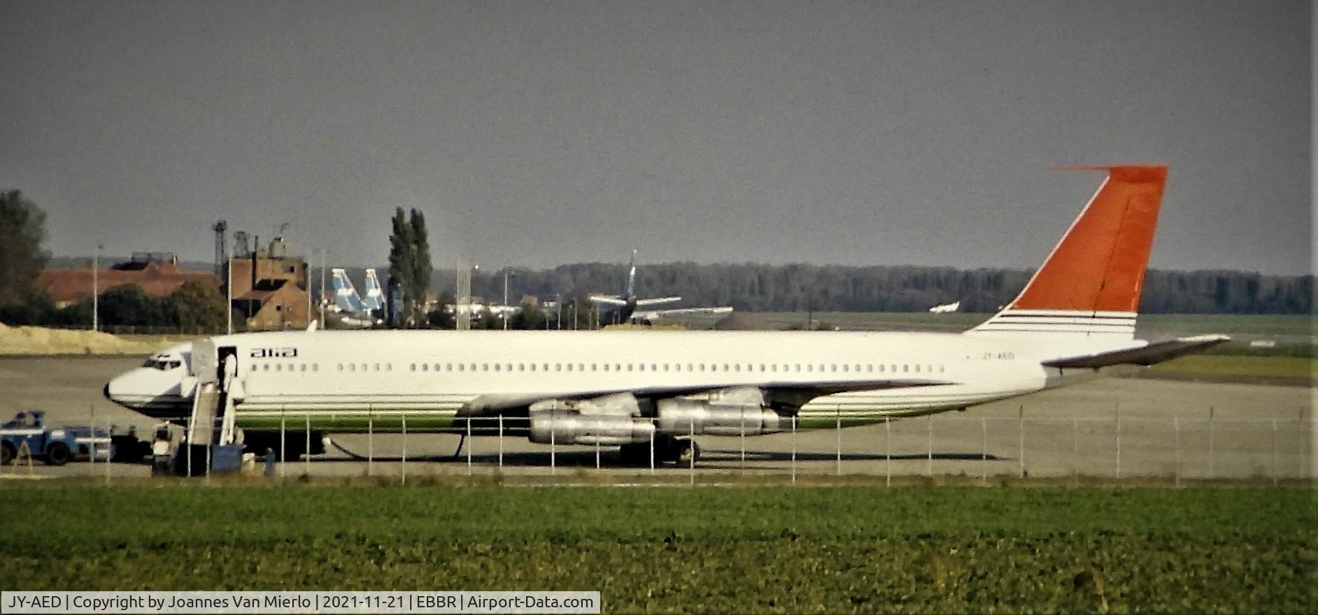 JY-AED, 1964 Boeing 707-321C C/N 18716, Slide scan