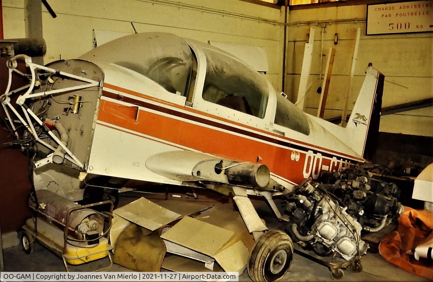OO-GAM, 1975 Grumman American AA-5A Cheetah C/N AA5A-0011, Slide scan