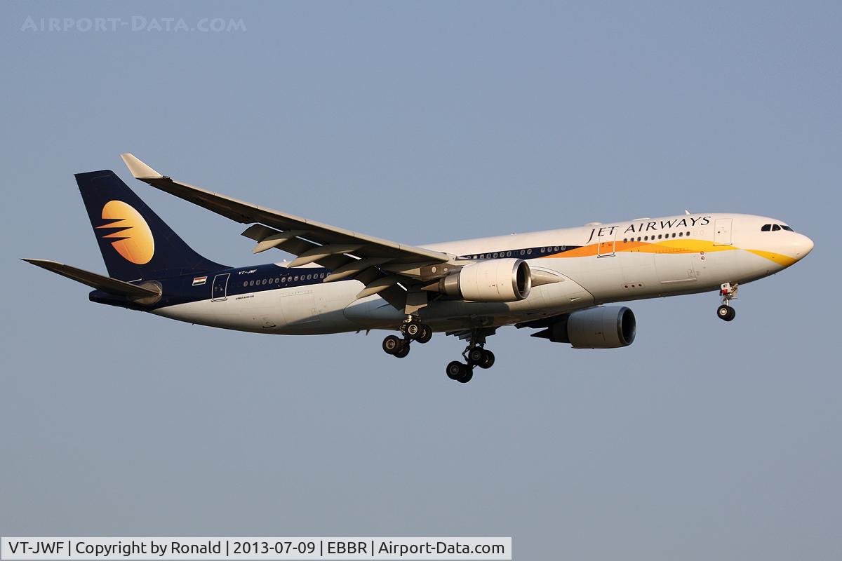 VT-JWF, 2007 Airbus A330-202 C/N 825, at bru