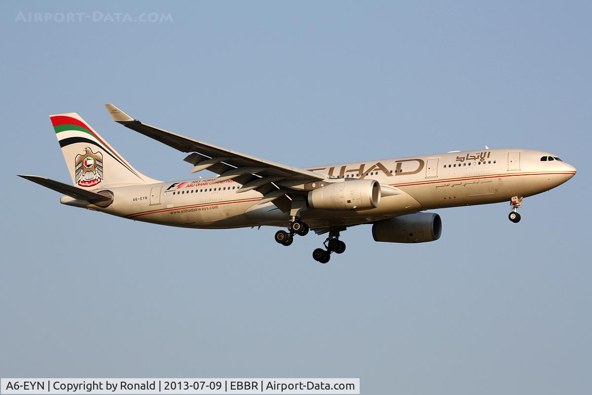 A6-EYN, 2007 Airbus A330-243 C/N 832, at bru