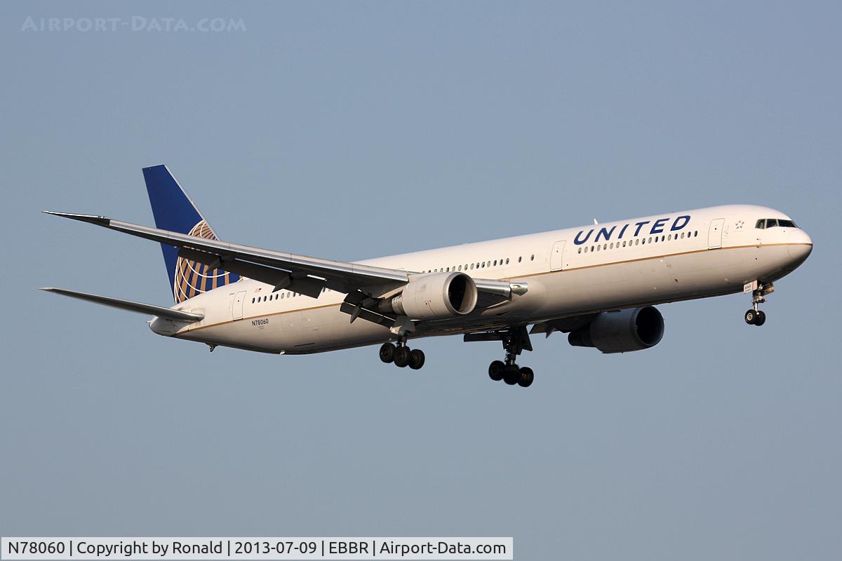 N78060, 2002 Boeing 767-424/ER C/N 29455, at bru
