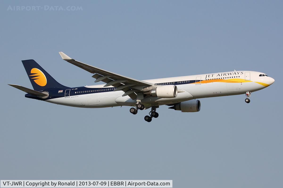 VT-JWR, 2012 Airbus A330-302 C/N 1351, at bru