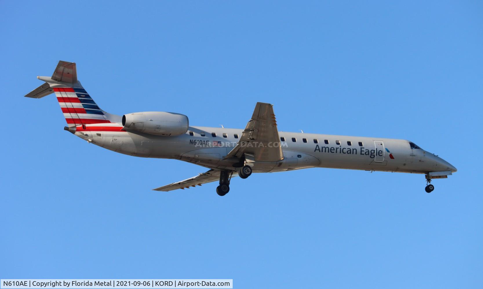 N610AE, 1998 Embraer ERJ-145LR (EMB-145LR) C/N 145073, ORD 2021