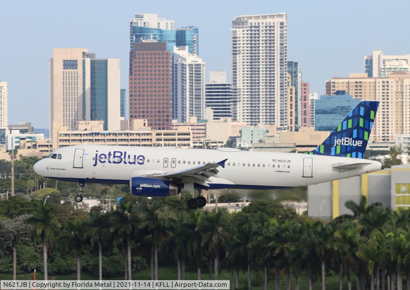 N621JB, 2005 Airbus A320-232 C/N 2491, FLL 2021