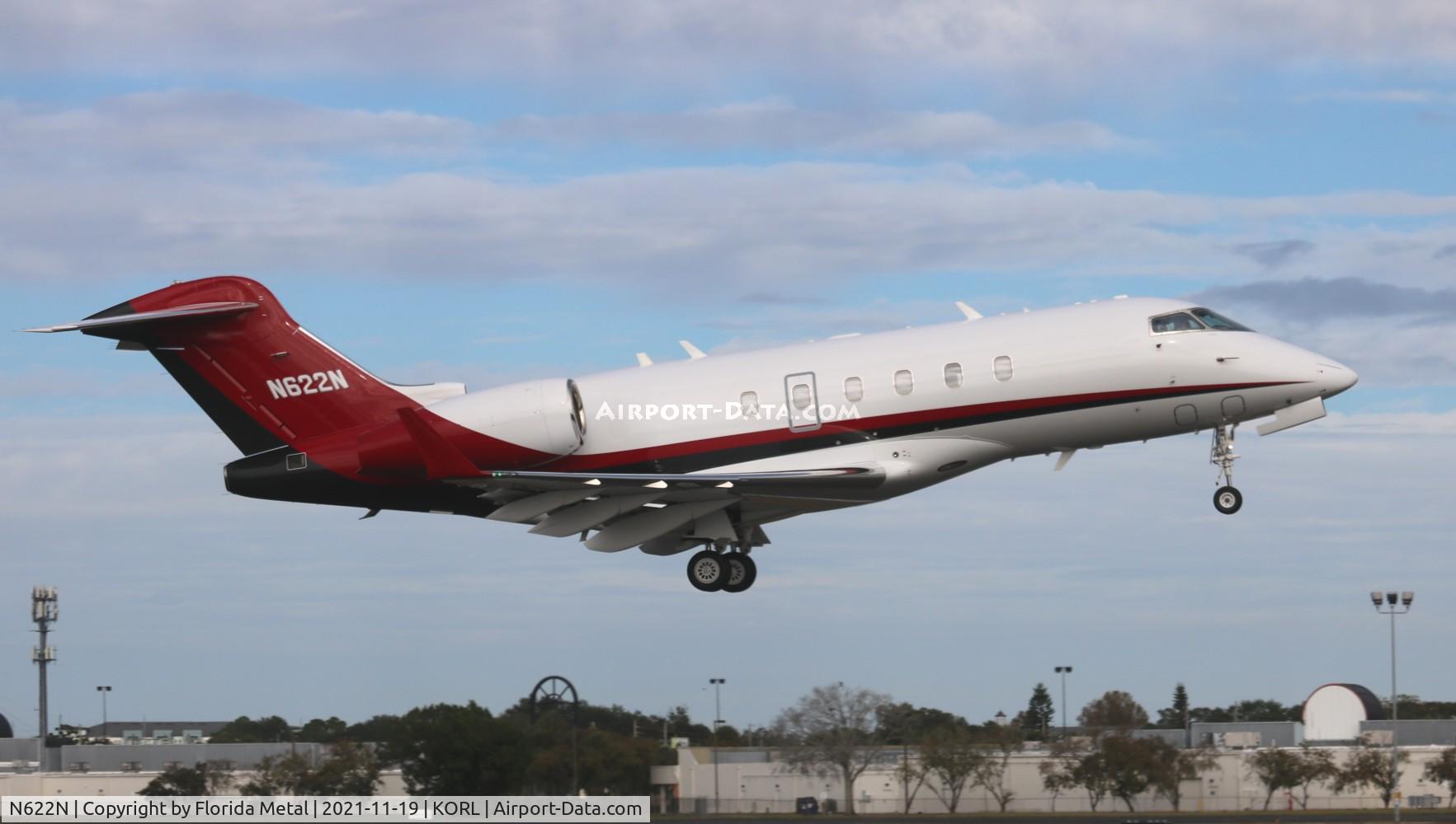 N622N, 2010 Bombardier Challenger 300 (BD-100-1A10) C/N 20286, ORL 2021
