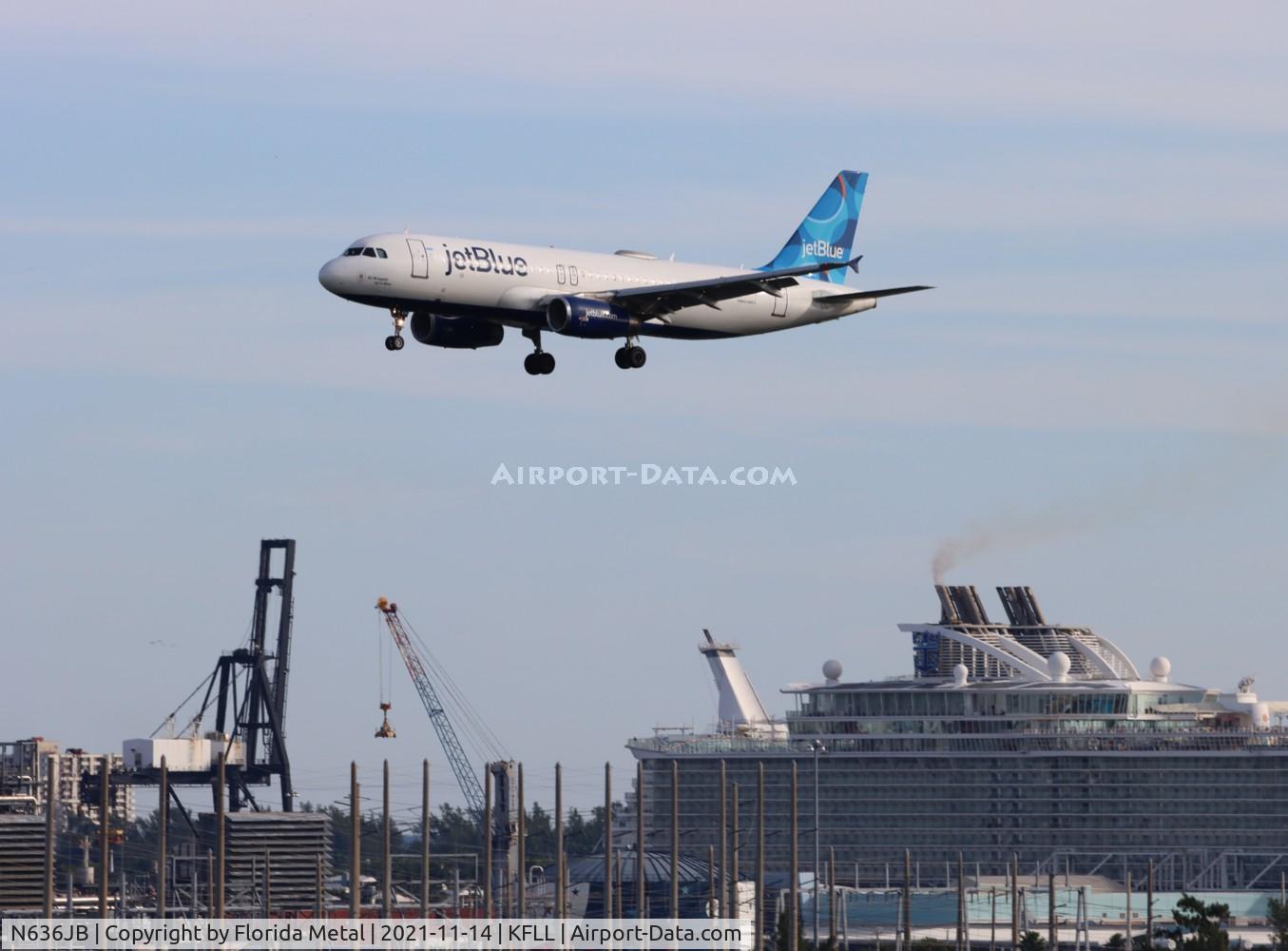 N636JB, 2006 Airbus A320-232 C/N 2755, FLL 2021