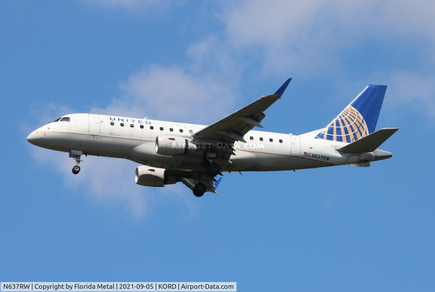 N637RW, 2004 Embraer 170SE (ERJ-170-100SE) C/N 17000051, ORD 2021