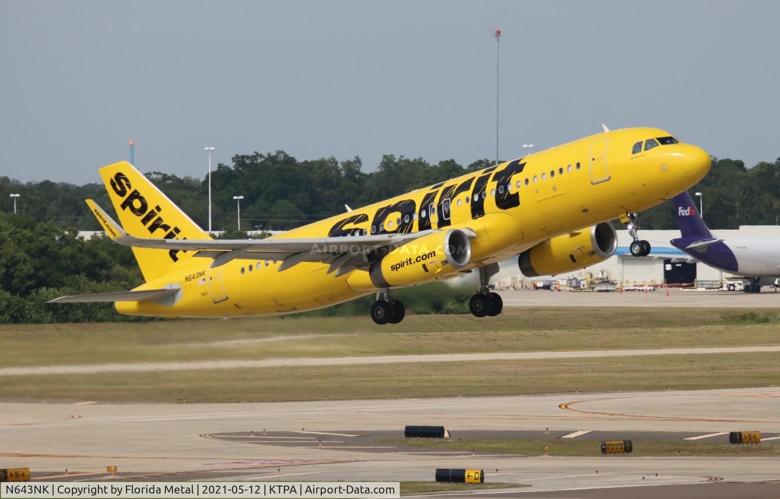 N643NK, 2015 Airbus A320-232 C/N 6616, TPA 2021