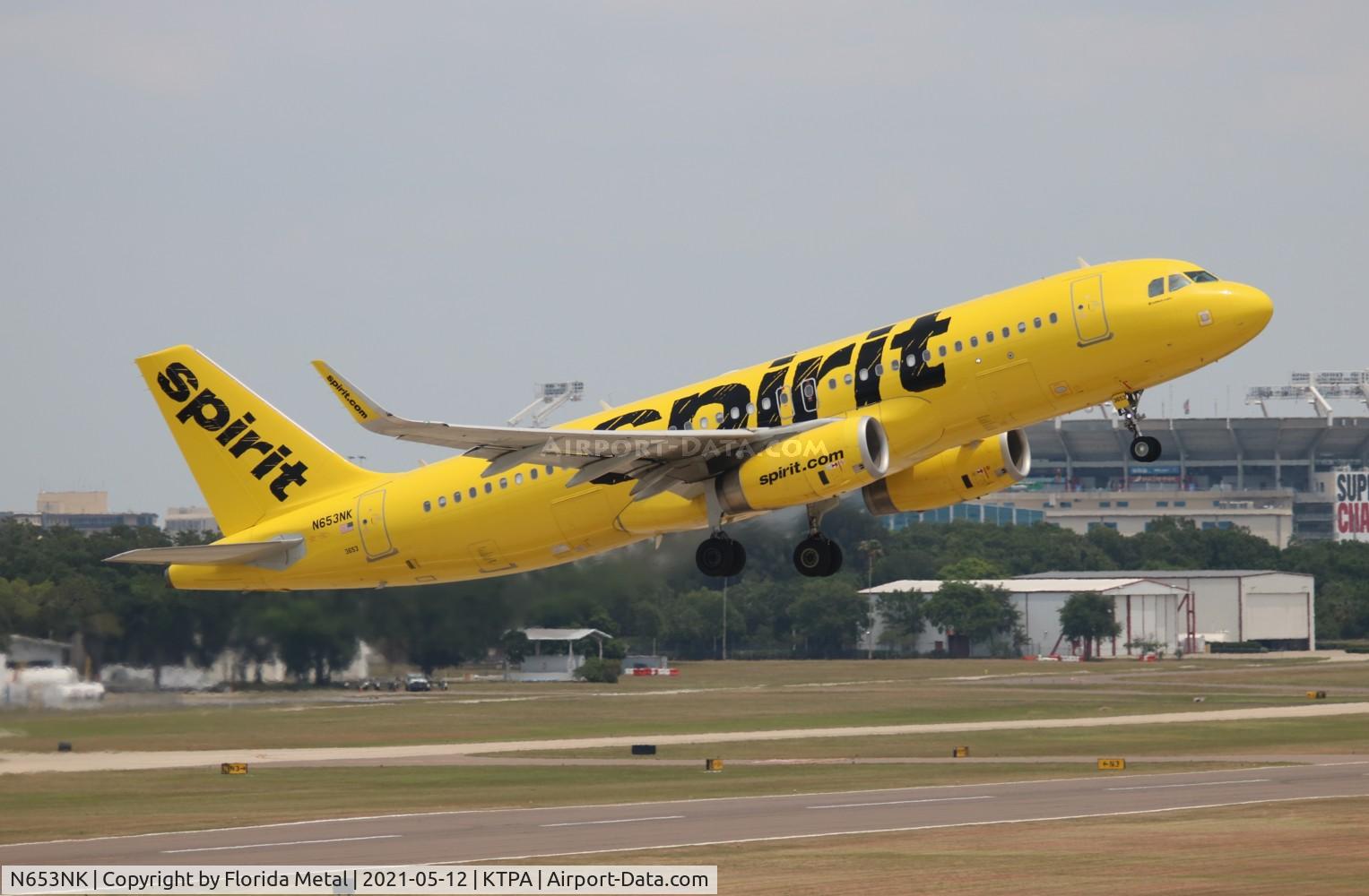 N653NK, 2018 Airbus A320-232 C/N 8012, TPA 2021